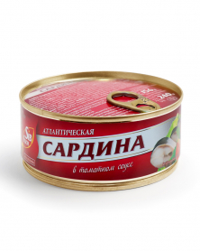 Сардина в томатном соусе, 240 г